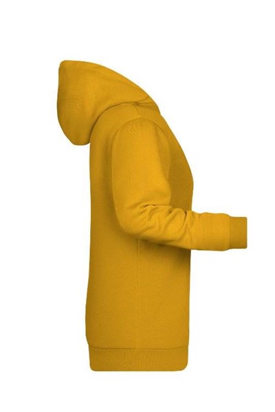 Obrázky: Dámská mikina s kapucí J&N 280 tmavě žlutá S, Obrázek 4