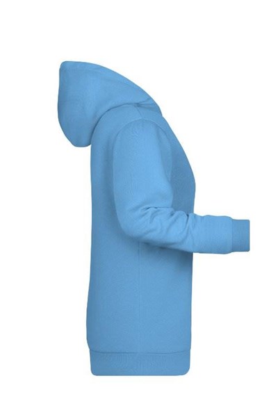 Obrázky: Dámská mikina s kapucí J&N 280 nebesky modrá XL, Obrázek 4