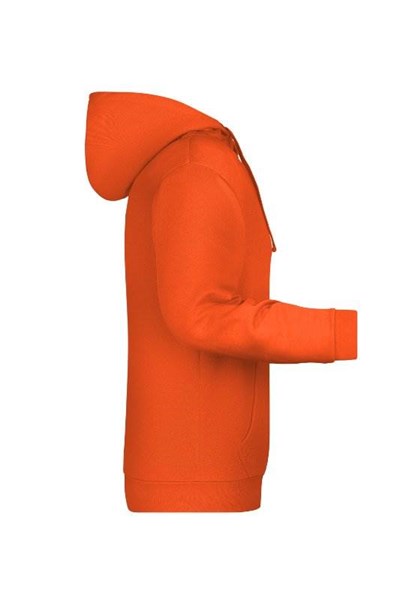 Obrázky: Pánská mikina s kapucí J&N 280 oranžová XL, Obrázek 4