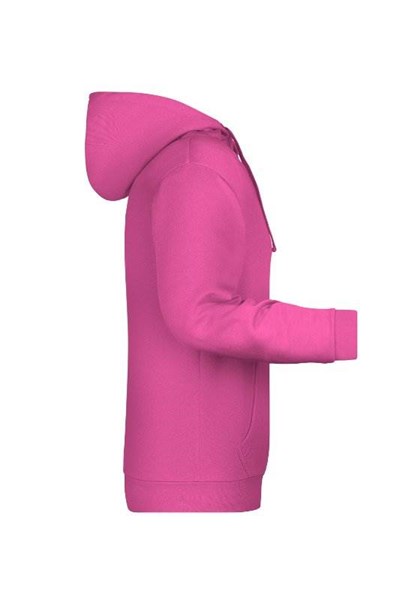 Obrázky: Pánská mikina s kapucí J&N 280 růžová XL, Obrázek 4