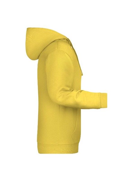 Obrázky: Pánská mikina s kapucí J&N 280 žlutá XL, Obrázek 4