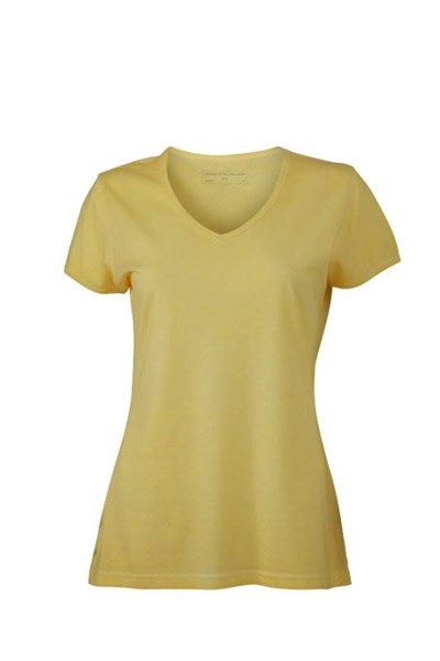 Obrázky: Dámské triko EFEKT J&N sv.žluté L, Obrázek 1