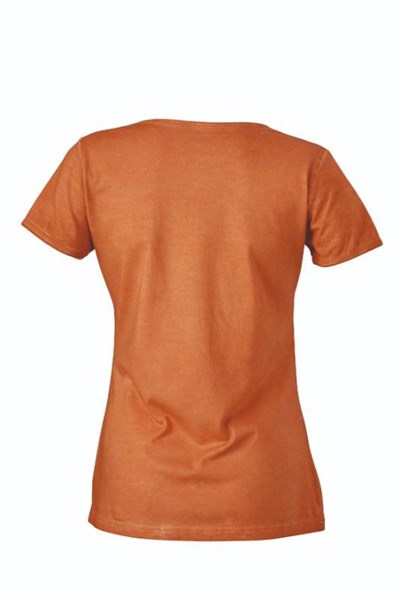 Obrázky: Dámské triko EFEKT J&N oranžové S, Obrázek 2