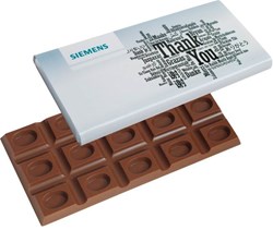 Obrázky: Belgická mléčná čokoláda 90g na zakázku, od 100 ks