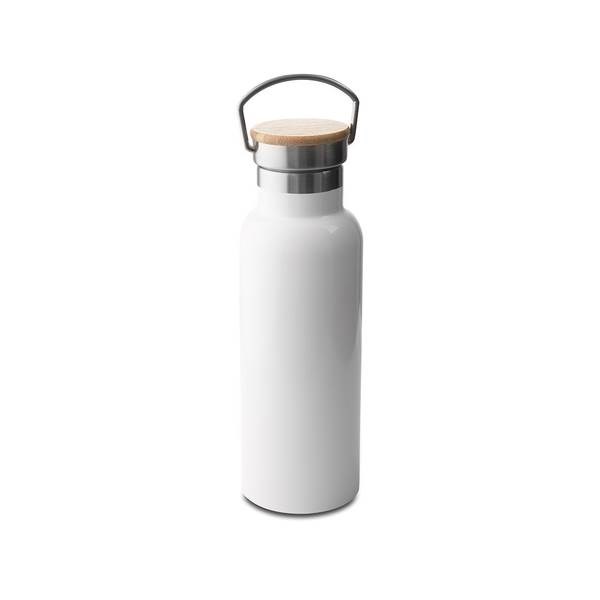 Obrázky: Bílá termoska s rukojetí, 500 ml