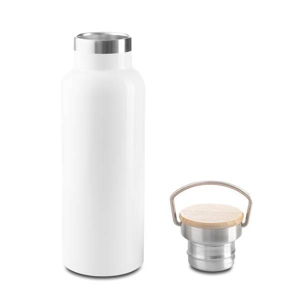 Obrázky: Bílá termoska s rukojetí, 500 ml, Obrázek 2