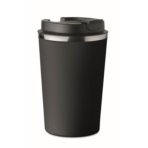 Obrázky: Černý dvoustěnný pohárek 350 ml
