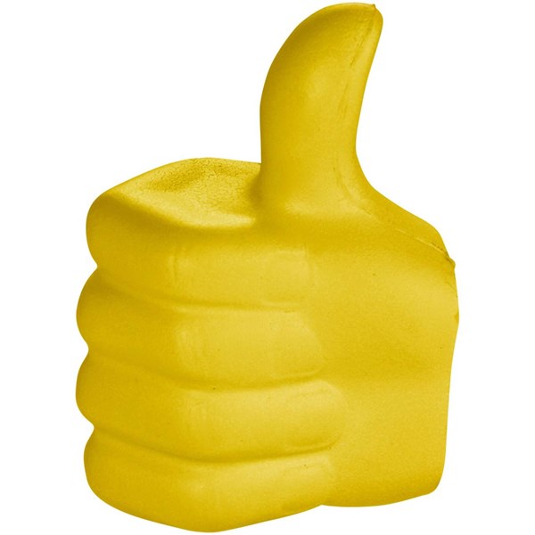Obrázky: Antistresová pomůcka ve tvaru palce vzhůru žlutá, Obrázek 2