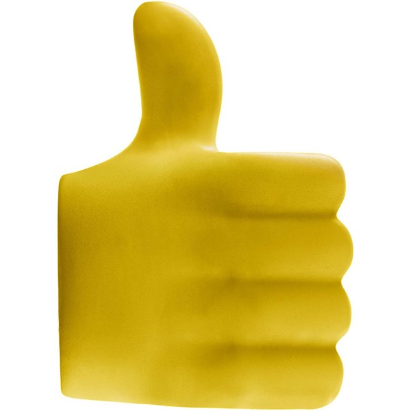 Obrázky: Antistresová pomůcka ve tvaru palce vzhůru žlutá, Obrázek 3