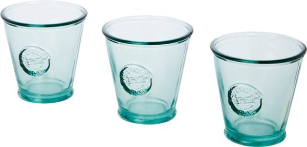 Obrázky: Sada tří 250 ml sklenic z recyklovaného skla