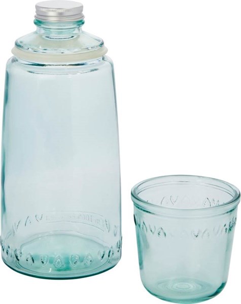 Obrázky: Dvoudílná sada ze skla, karafa 1L a sklenice 220 ml