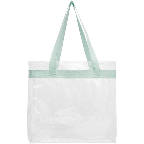 Obrázky: Průhledná taška mátově zelený popruh, Obrázek 3