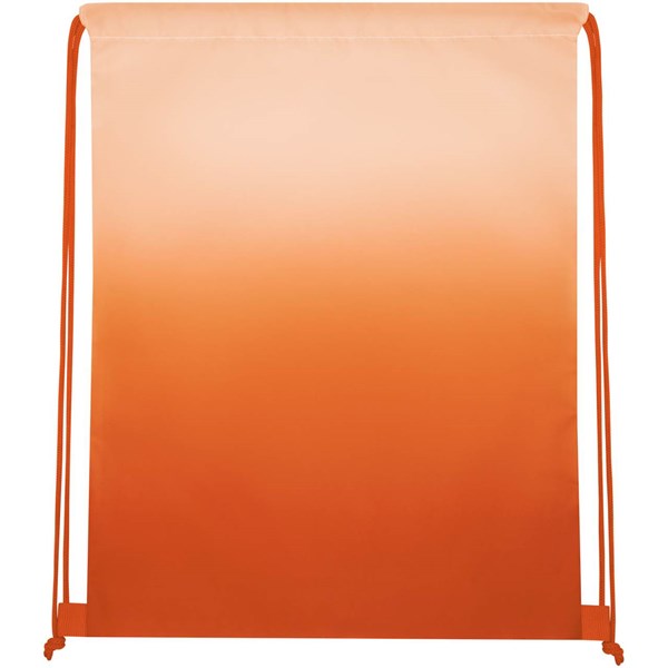 Obrázky: Oranžový šňůrkový batoh s barev. přechodem, Obrázek 3