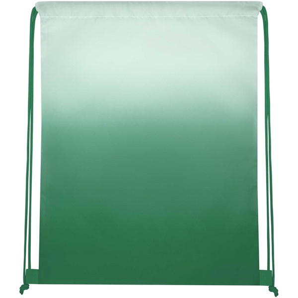 Obrázky: Zelený šňůrkový batoh s barevným přechodem, Obrázek 3