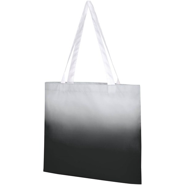 Obrázky: Černá nákupní taška s barevným přechodem, Obrázek 1