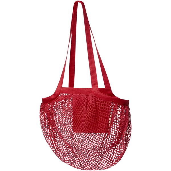 Obrázky: Síťovaná nákupní taška Pune červená