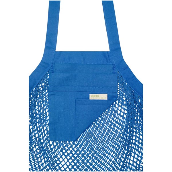 Obrázky: Síťovaná nákupní taška Pune modrá, Obrázek 2