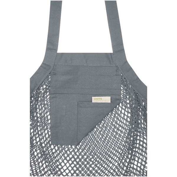 Obrázky: Síťovaná nákupní taška Pune šedá, Obrázek 2