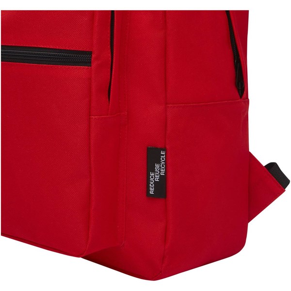 Obrázky: Batoh z recyklovaného polyesteru červený, Obrázek 4