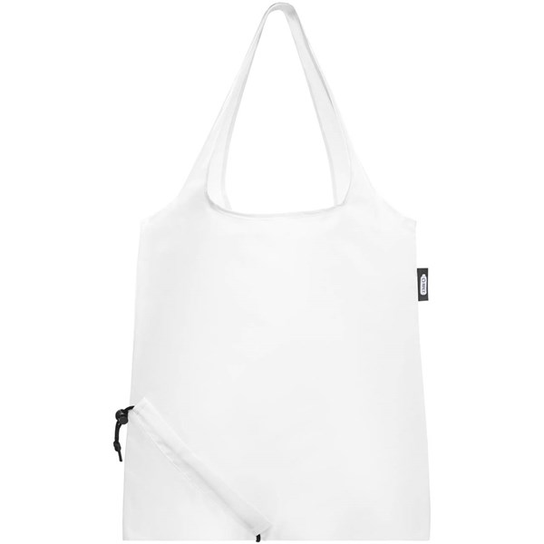 Obrázky: Skládací nákupní taška z RPET bílá, Obrázek 5