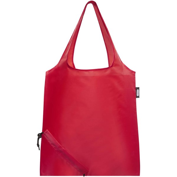 Obrázky: Skládací nákupní taška z RPET Sabia červená, Obrázek 5