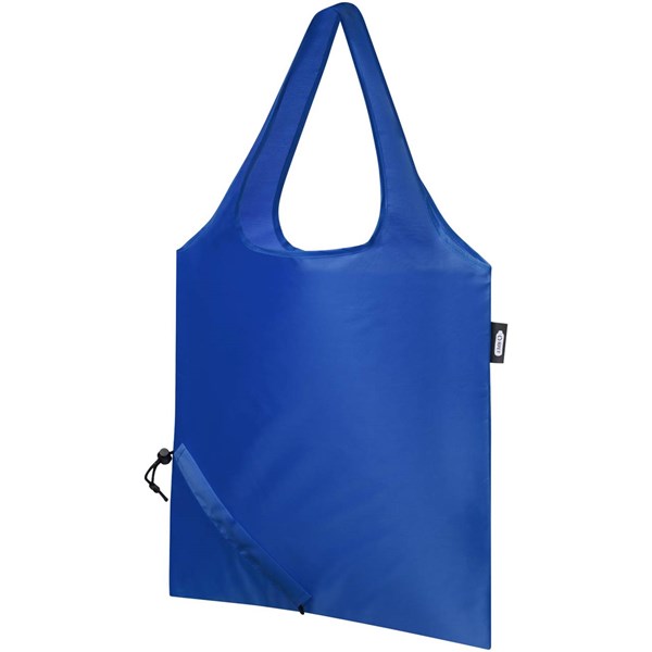 Obrázky: Skládací nákupní taška z RPET stř. modrá, Obrázek 3