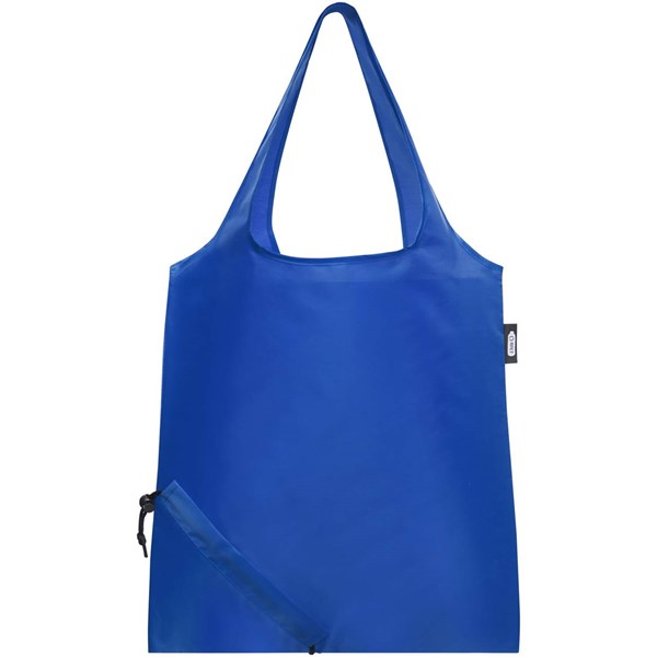 Obrázky: Skládací nákupní taška z RPET stř. modrá, Obrázek 5