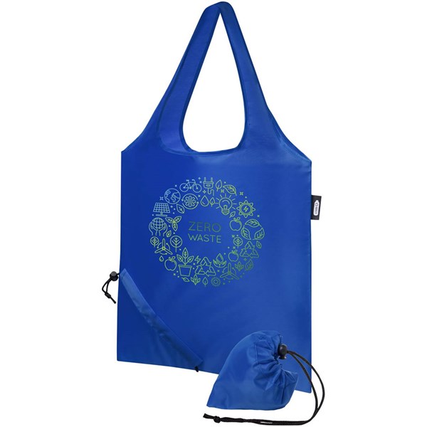 Obrázky: Skládací nákupní taška z RPET Sabia světle modrá, Obrázek 6