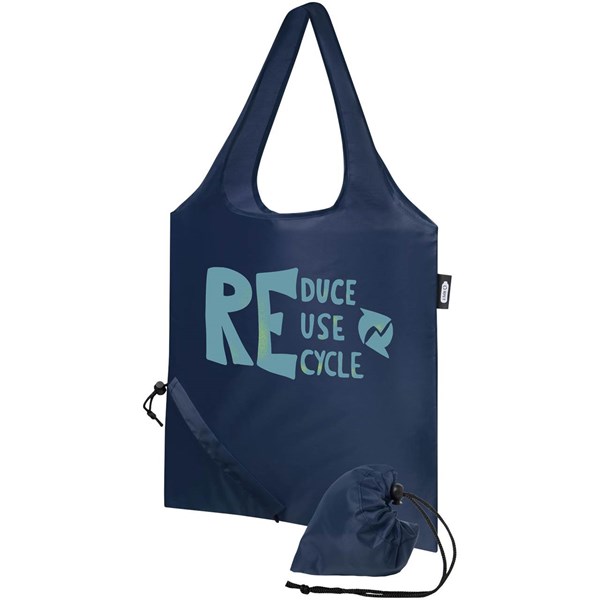 Obrázky: Skládací nákupní taška z RPET námořně modrá, Obrázek 6