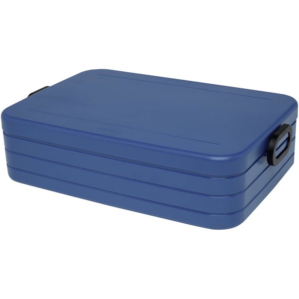 Obrázky: Velký plastový obědový box námořně modrý