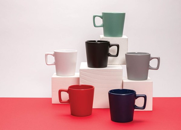 Obrázky: Moderní šedý keramický hrnek na kávu 300ml, Obrázek 7