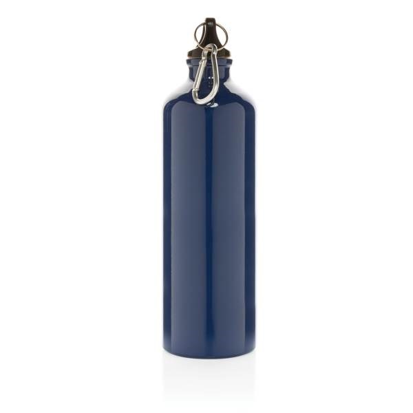 Obrázky: Hliníková sportovní lahev s karabinou XL - modrá, Obrázek 4