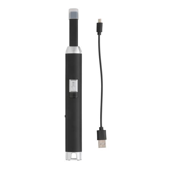 Obrázky: Černý elektrický USB zapalovač, Obrázek 3