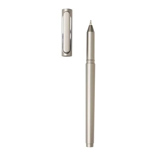 Obrázky: Šedé plastové pero X6 s vrškem, Obrázek 4