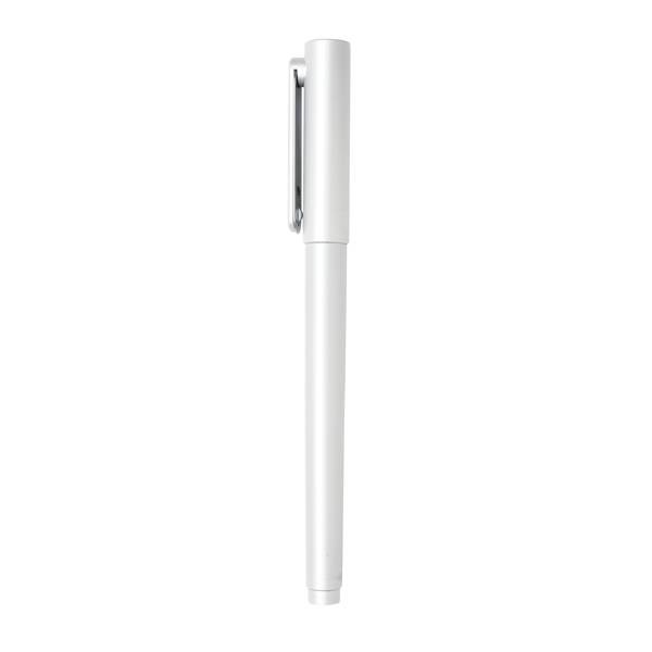 Obrázky: Bílé plastové pero X6 s vrškem, Obrázek 3
