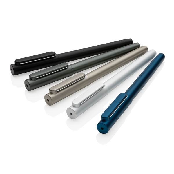 Obrázky: Modré plastové pero X6 s vrškem, Obrázek 6