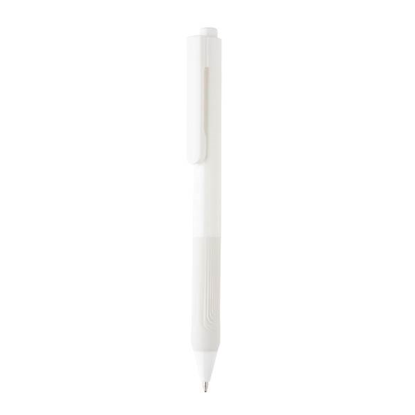 Obrázky: Bílé pero X9 se silikonovým úchopem, Obrázek 1