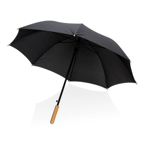Obrázky: Černý bambusový automatický deštník Impact, Obrázek 4