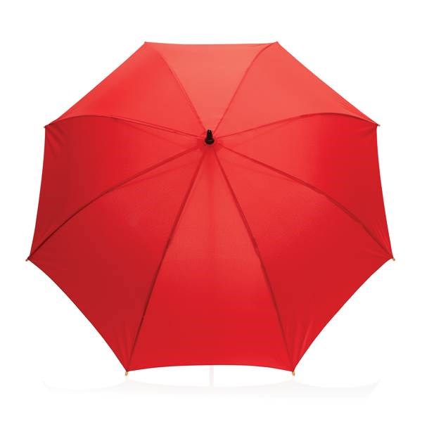 Obrázky: Červený bambusový automatický deštník Impact, Obrázek 2
