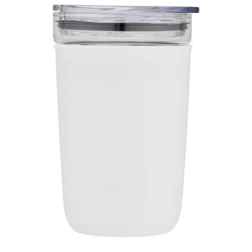Obrázky: Skleněný hrnek 420 ml s plastovým obalem bílý, Obrázek 8