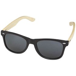 Obrázky: Bambusové sluneční brýle s černou obrubou