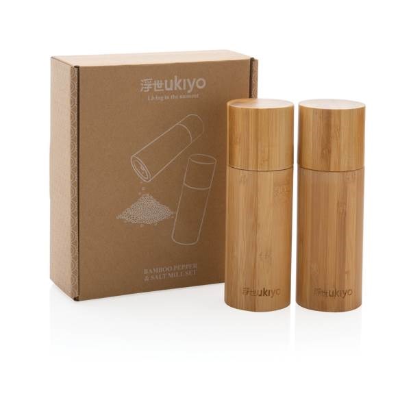 Obrázky: Sada bambusových mlýnků na sůl a pepř Ukiyo, Obrázek 8