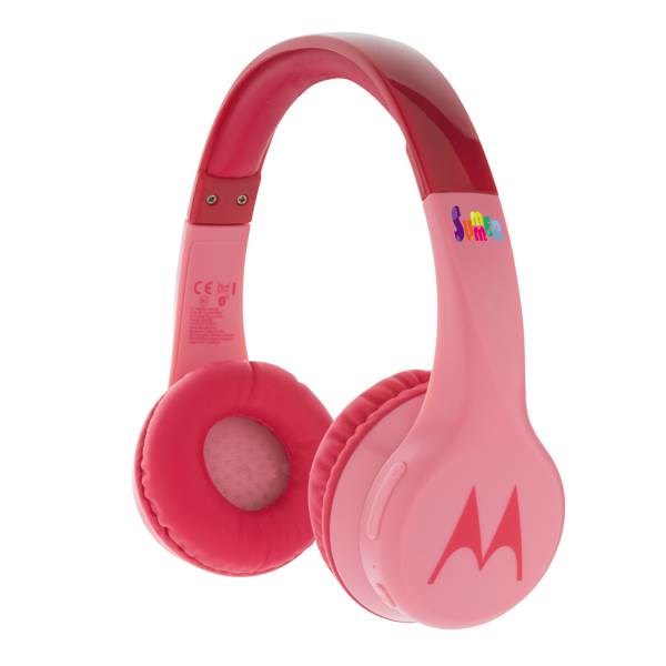 Obrázky: Dětská bezdrátová sluchátka Motorola JR300, růžová, Obrázek 3