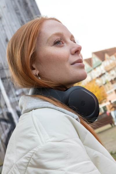 Obrázky: Bezdrátová sluchátka Urban Vitamin Freemond, černá, Obrázek 12
