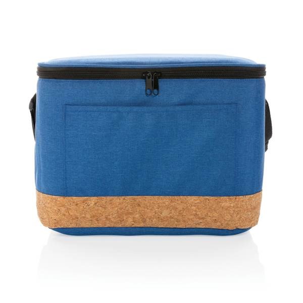 Obrázky: Chladící taška XL s korkovým detailem, modrá, Obrázek 2