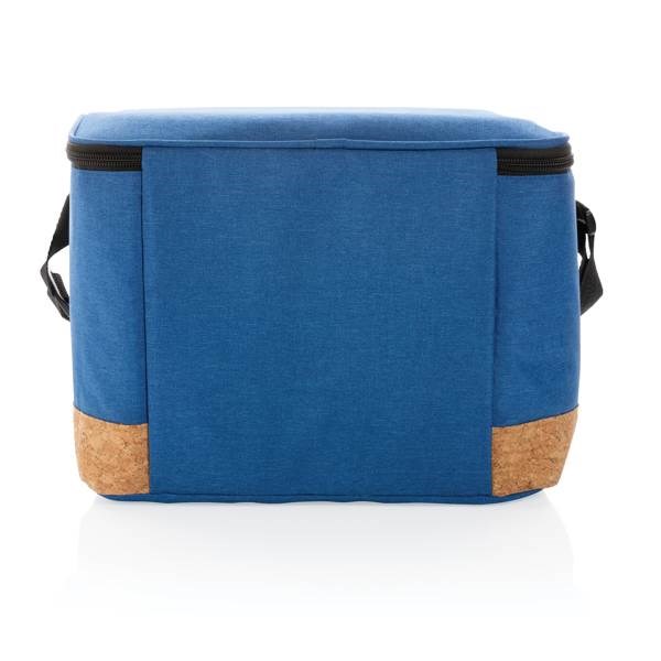 Obrázky: Chladící taška XL s korkovým detailem, modrá, Obrázek 4