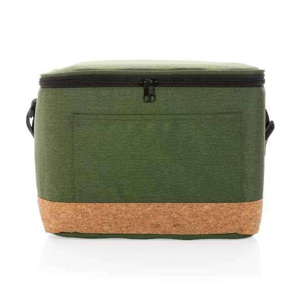 Obrázky: Chladící taška XL s korkovým detailem, zelená, Obrázek 2