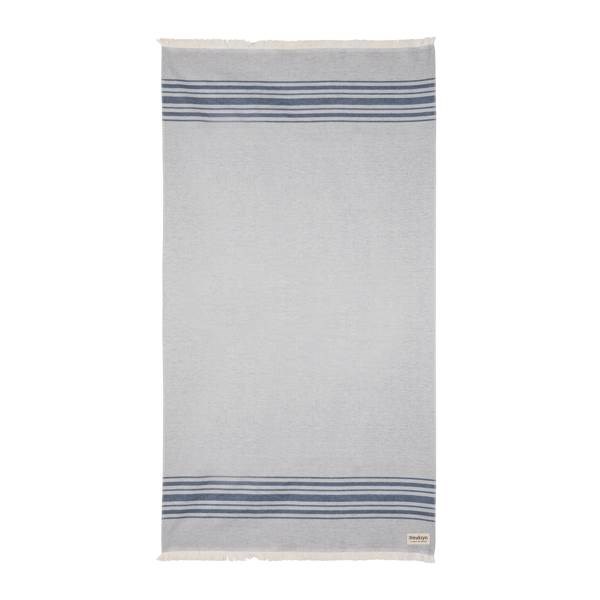 Obrázky: Hammam osuška 100 x 180cm Ukiyo Yumiko, modrá, Obrázek 2