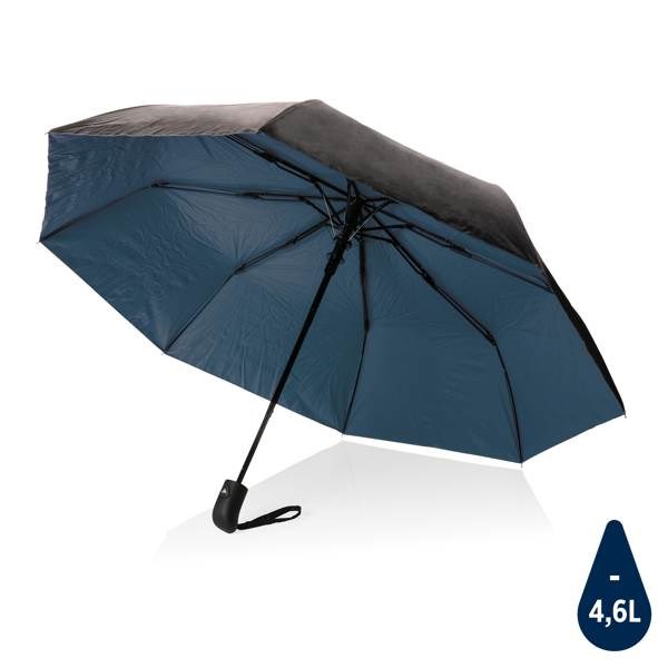 Obrázky: Modrý automatický deštník ze 190T rPET, Obrázek 1