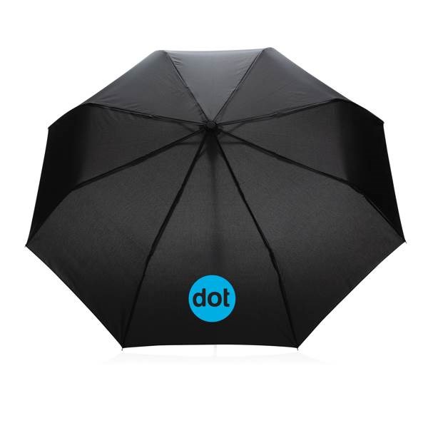 Obrázky: Černý automatický deštník ze 190T RPET AWARE, Obrázek 7